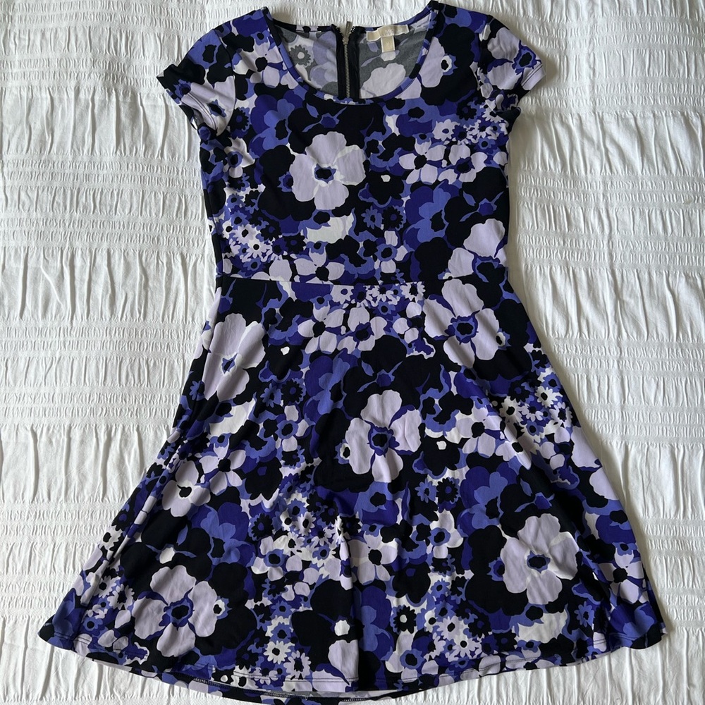 MK Floral Short Sleeve Dress